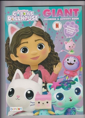 Gabby's Dollhouse Gigantic Coloring and Activity Book (Softcover: Children Ages