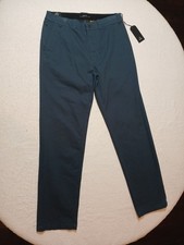 NWT Mens Roark Crossroads Chino Pants 79 32 Navy Blue Relaxed Fit New