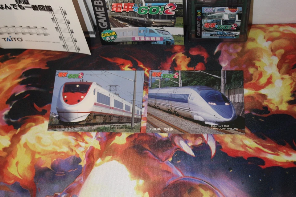 Densha de Go! 2 Game Boy Color Japan JP Manual and collection card - Image 4 of 4