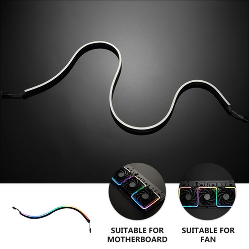 Plastic PC RGB Light Computer RGB PC Case Light Computer Light Bar RGB LED - Afbeelding 6 van 12