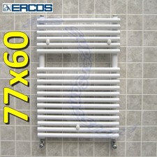 Scaldasalviette termoarredo Ercos POP bianco cm 77x60 interasse 55