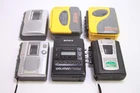 Lot of 6 Vintage Sony Walkman Cassette Players All For Parts Or Repair READ