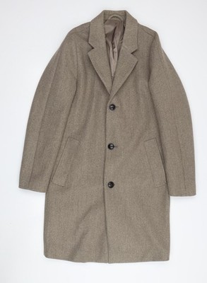 Mantel Herren UK Größe S Topman Beige