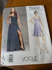 Vogue Bellville Sassoon 2496 misses evening gown bias tango dance sz 14-18 NEW