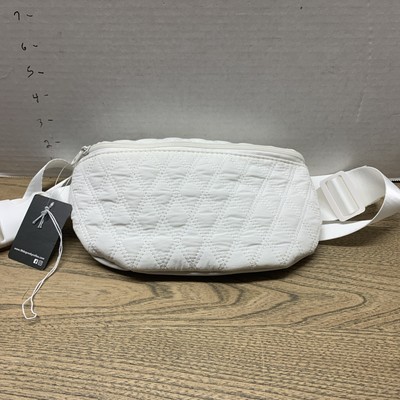 90 Degree By Reflex White Fanny Pack Adjustable NWT Medium Size