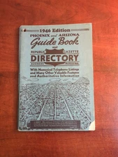 1946 Phoenix /Arizona  Business Directory Phone Book