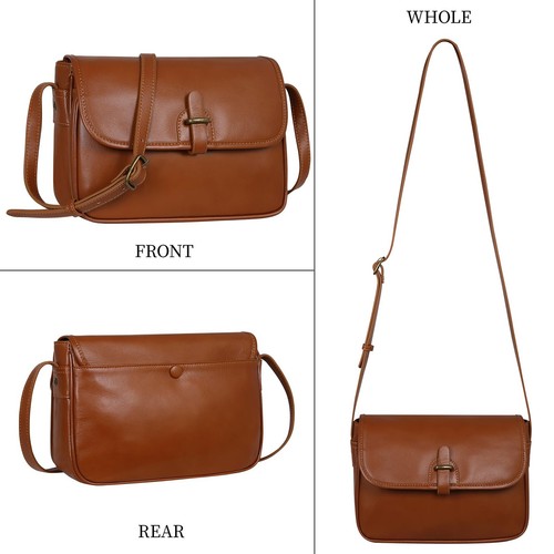 Leather Satchel Bags for Women Shoulder Bag Small Crossbody Bags Hobo Handbag... - Picture 3 of 8