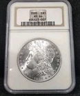 1885 $1 Morgan Silver Dollar NGC MS 64 White 6742