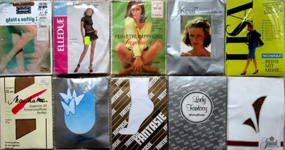 10 x STRUMPFHOSEN - TIGHTS - KUNERT - HUDSON - VINTAGE - OVP - GR. 40 - 42