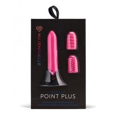NU Sensuelle Point Plus Pink Bullet Vibrator Rechargeable 7 Speed
