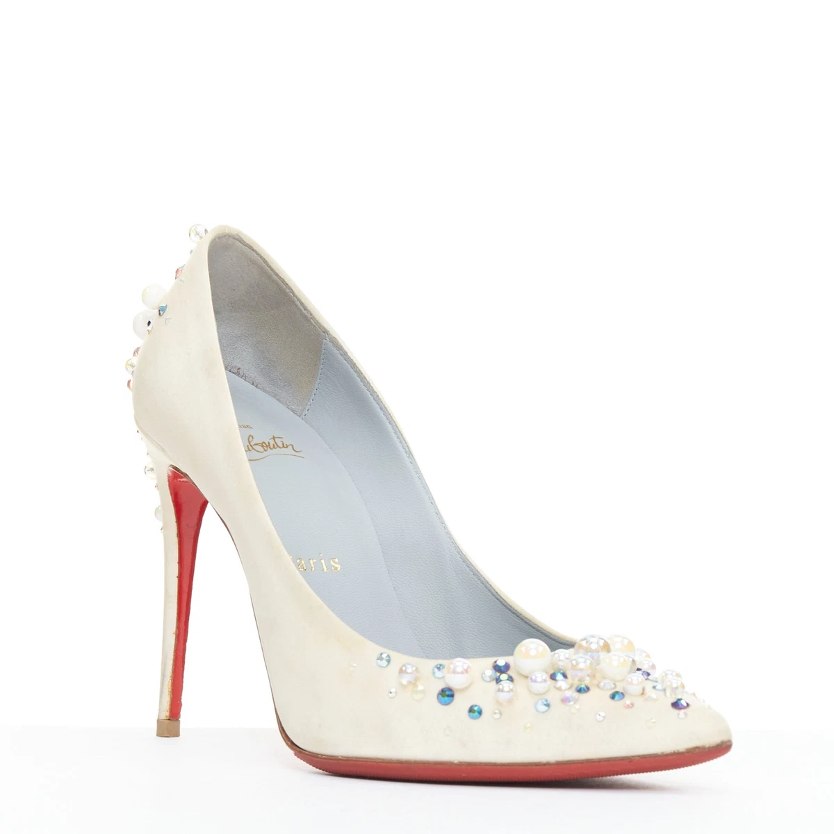 Christian Louboutin White Heels for Women for sale - eBay