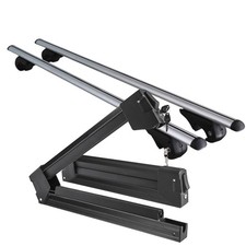 Dachträger Rio 120+Skiträger Silver Ice für für BMW 5er Touring SW E39 97-04
