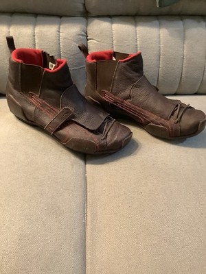 Vintage Rare Puma Phantom Moto 500 Leather Riding‎ Boots Brown Mens Size 12 US Rare Vtg Puma Phantom Moto 500 Riding Boots Side Gore 90s  main image 4