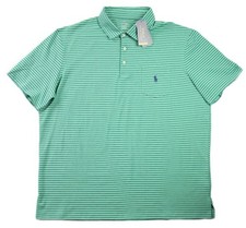 Polo Ralph Lauren Mens Performance Polo Shirt XL Classic Fit Short Sleeve Green