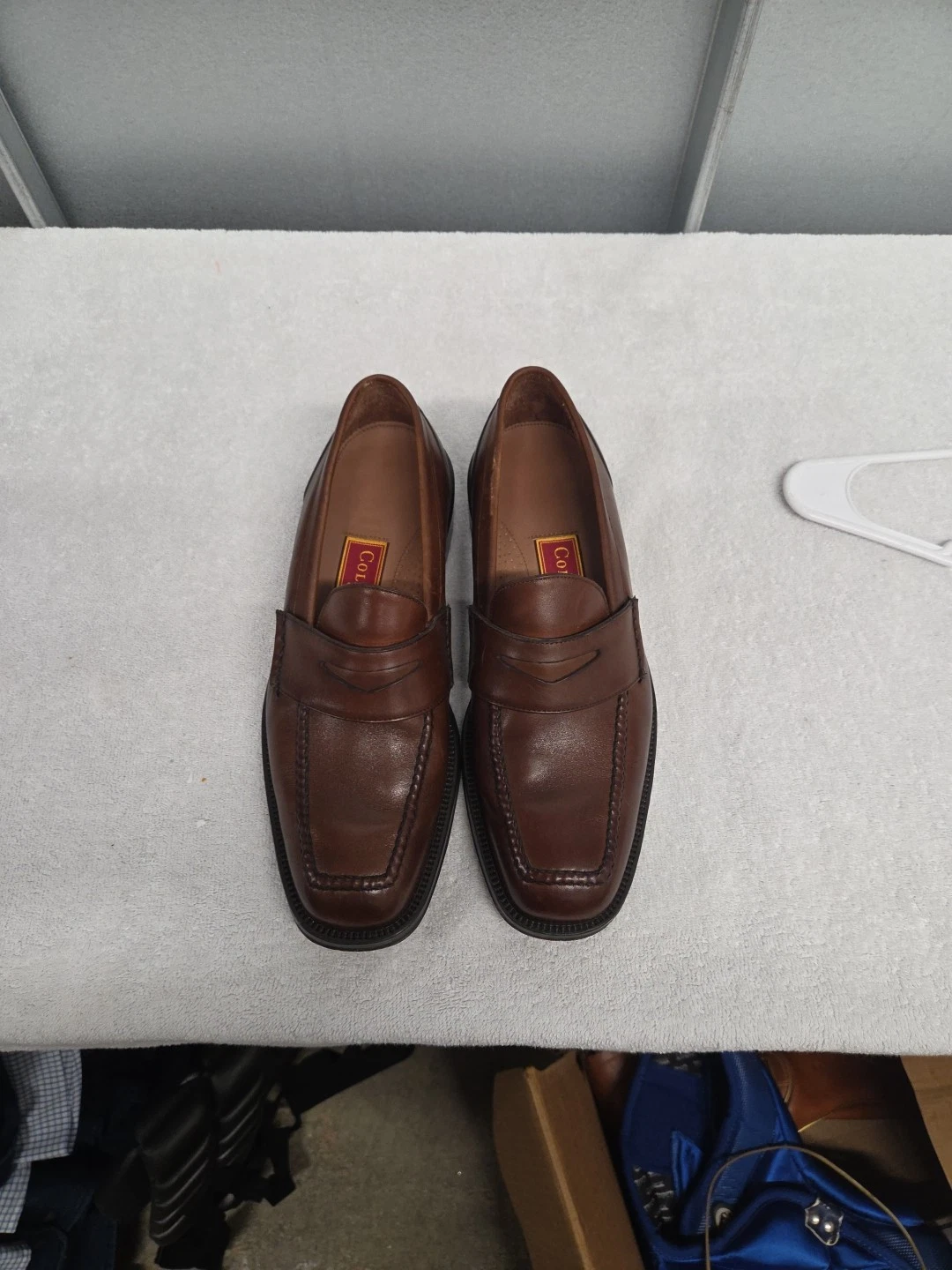 NIKE Mocassini Cole Haan in pelle marrone scarpe eleganti comode C00115 taglia 9 M