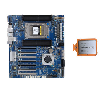 Gigabyte MC62-G40 Motherboard With AMD Ryzen Threadripper PRO 3975WX 32Cores CPU