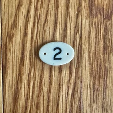RMS Queen Mary Chair Number / Cunard White Star