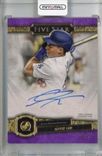 2021 Topps Five Star Gavin Lux Base Auto Purple /50 Dodgers