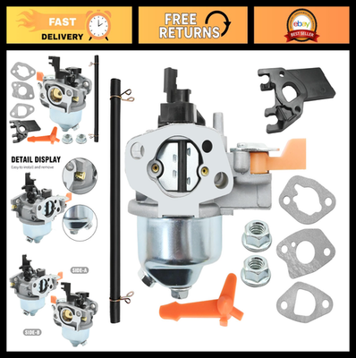 #ad Carburetor Kit with Gasket for 196cc 208cc Pressure Washer 2500PSI 2.3GPM Fits $29.99