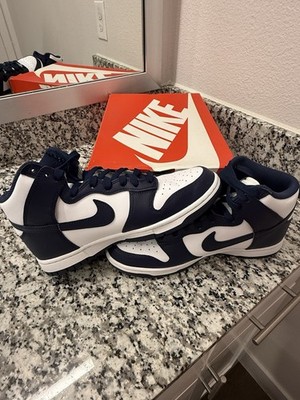 Nike Dunk High Midnight Navy Size 8 Vnds