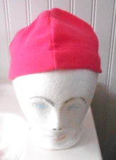 GIRLS OLD NAVY PINK  POLAR FLEECE BEANIE CAP HAT - ONE SIZE