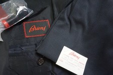 Brioni Palatino Navy Blue 100 Wool 2 Pc Suit Jacket Pants 50R BIG GUY BRAND NEW