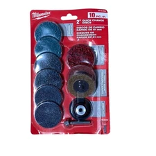 Milwaukee 49-92-9000 2" Quick Disc Surface Prep Sanding Kit for 2485 Grinder