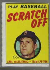 1971 Topps Scratch Off Scratched Carl Yastrzemski HOF z7l