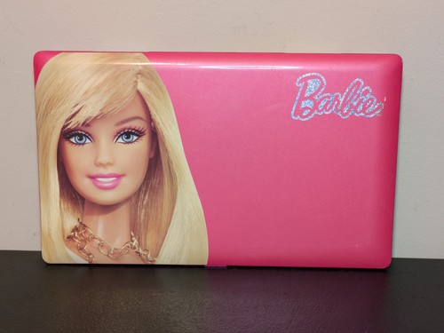 Oregon Scientific Mattel BN68-12 Pink Barbie Learning Laptop Computer Tested