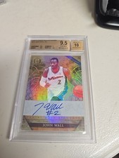 2010 panini gold standard john wall Rookie  auto Bgs 9.5 10