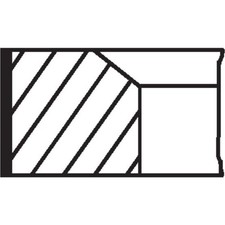 Mahle 627 29 V0 Kolbenringsatz für MAZDA FORD USA 626 MPV MX 6 PREMACY 323 F GE