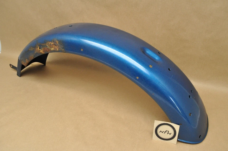 Vintage Triumph 1971-72 T120 Bonneville TR6 Trophy Tiger para-lama de roda traseira novo em folha - Imagem 2 de 4