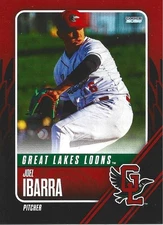 JOEL IBARRA 2025 Choice Great Lakes Loons #NNO Mexico Dodgers 🔥