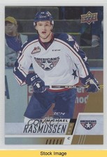 2017-18 Upper Deck CHL Rainbow Michael Rasmussen #100 READ 0e3