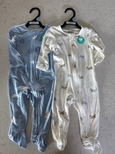 Carter's Child of Mine Comfy SoftBaby Sleep N Play 2-Pack 3-6m Footed Pajamas