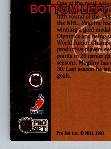 Alexander Mogilny Buffalo Sabres Parkhurst 1991 Karte 12 Hockey Star - Bild 10 von 12