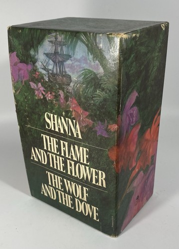 Vtg Kathleen Woodiwiss Wolf And The Dove Flame And The Flower Shanna Set Of 3 - Picture 4 of 8