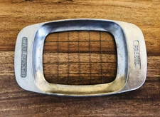 Presto Early Vintage Cast Aluminum French Fry Cutter Wire Potato Slicer