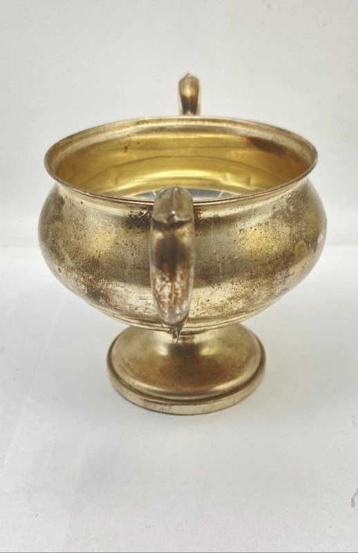 Fisher Sterling Silver Weighted 3.5 Sugar Bowl W/Two Handles 116.8g - Image 2 of 4