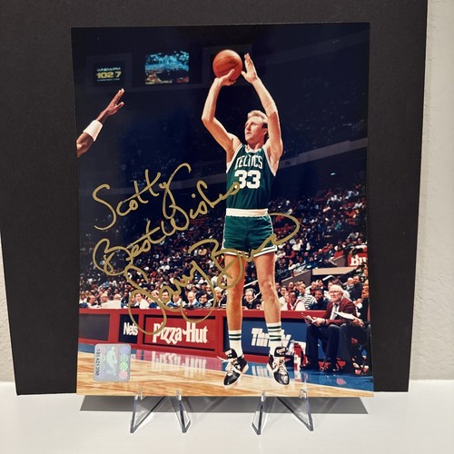 Larry Bird Autographed 8x10 Color Photo - Picture 1 of 2