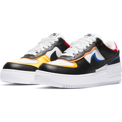 NIKE AIR FORCE 1 SHADOW - WHITE / BLACK / PINK GLOW - DC4462 100 - UK 5,  5.5 | eBay