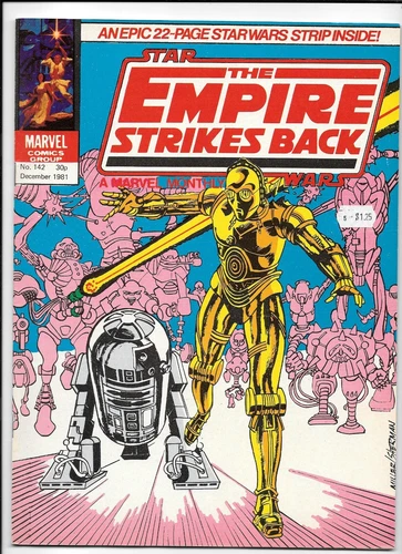 Star Wars: The Empire Strikes Back # 142 - Jan 1981 - High Grade UK Comic VF+