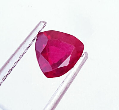 Loose Gemstone 100% Natural Ruby Red 1.00 Ct Certified With Free Gift