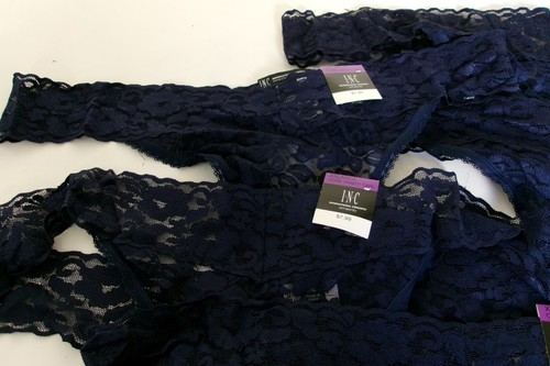 Six INC International concepts Thongs Size XX-Large Navy Blue - Imagen 2 de 3
