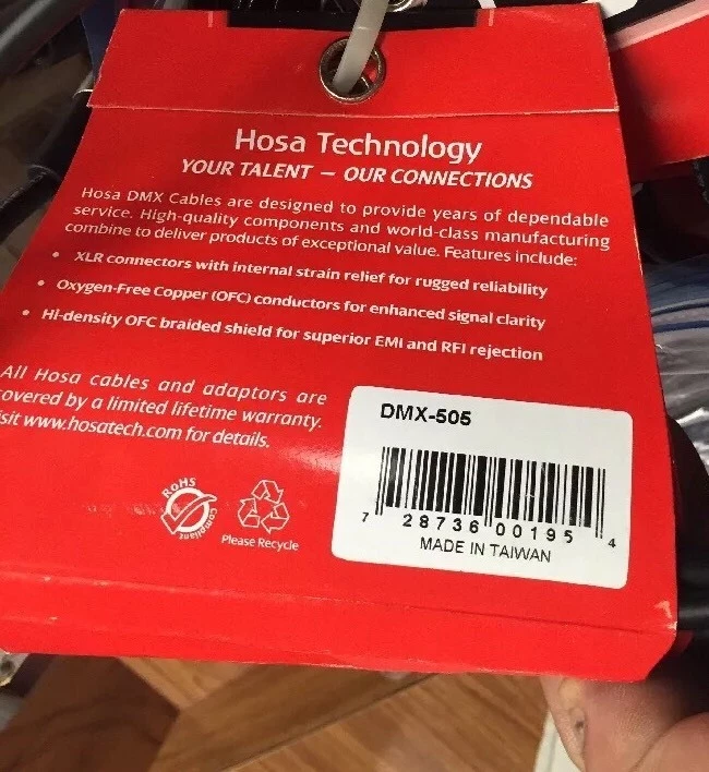 Hosa 5-Pin DMX Cable - 5' - Image 4 of 4