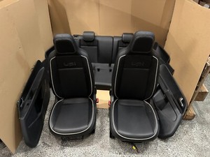 VW Up Lederausstattung schwarz Ausstattung komplett Set Ledersitze