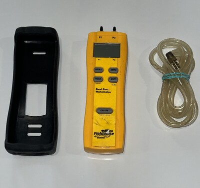 Fieldpiece dual port manometer pressure meter w/ hoses sdmn5