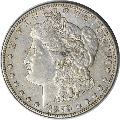 1879-S Common VAM Morgan Silver Dollar Reverse of 1878 EF Uncertified #144