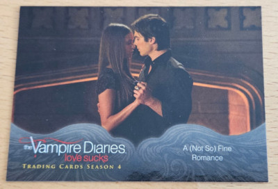 The Vampire Diaries Love Sucks Trading Card S4 - ''A (Not So) Fine Romance'' #27