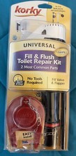 KORKY Universal Fill  Flush Toilet Repair Kit - No. 818 - 2" Flapper FREE SHIP